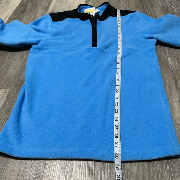 Nike Therma-Fit Victory Fleece Light Blue 1/2 Zip Golf Men's S - Picture 4 of 4